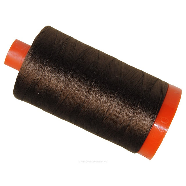 Aurifil 50 WT Cotton Mako Large Spool Thread Medium Bark