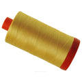 Aurifil 50 WT Cotton Mako Large Spool Thread Pale Yellow