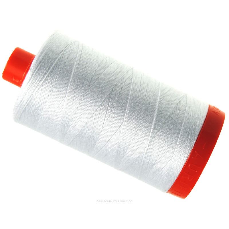 Aurifil 50 WT Cotton Mako Large Spool Thread White