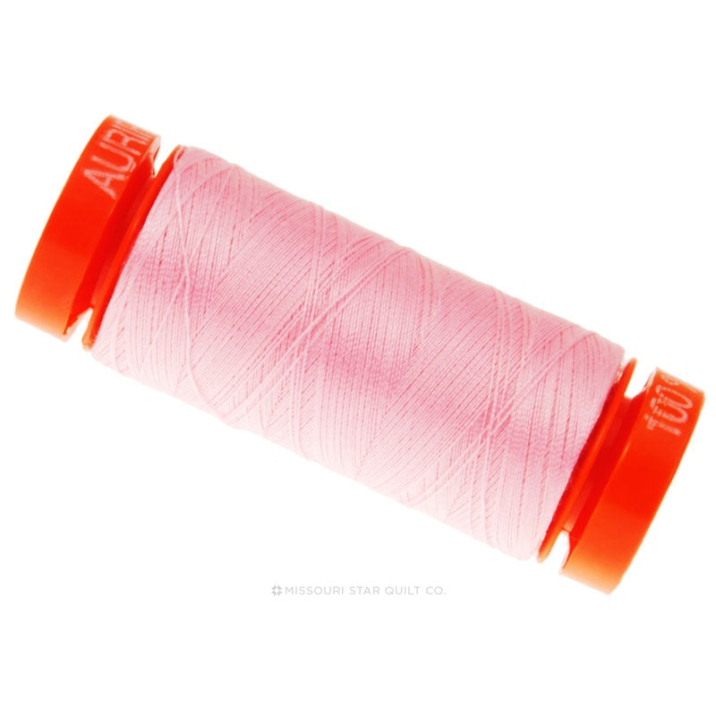 Aurifil 50 WT Cotton Mako Spool Thread Baby Pink