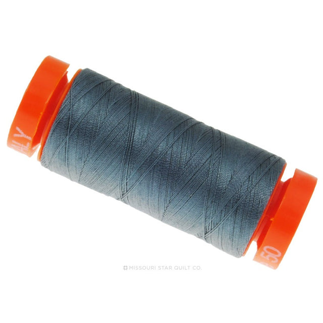 Aurifil 50 WT Cotton Mako Spool Thread Dark Grey