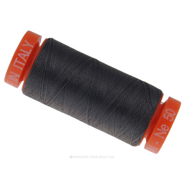 Aurifil 50 WT Cotton Mako Spool Thread Dark Pewter