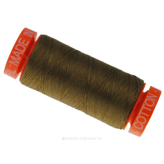 Aurifil 50 WT Cotton Mako Spool Thread Dark Sandstone