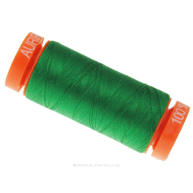 Aurifil 50 WT Cotton Mako Spool Thread Green