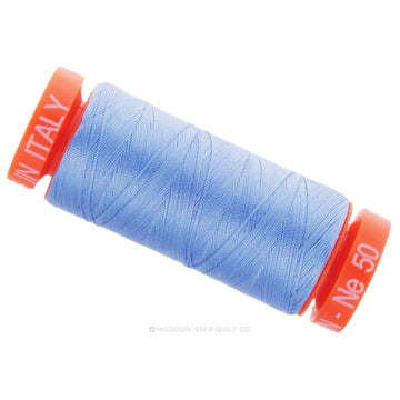 Aurifil 50 WT Cotton Mako Spool Thread Light Delft Blue