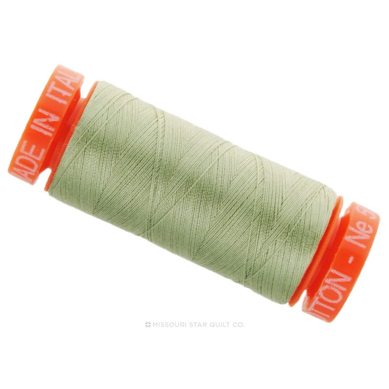 Aurifil 50 WT Cotton Mako Spool Thread Light Laurel Green