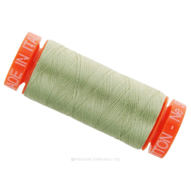 Aurifil 50 WT Cotton Mako Spool Thread Light Laurel Green