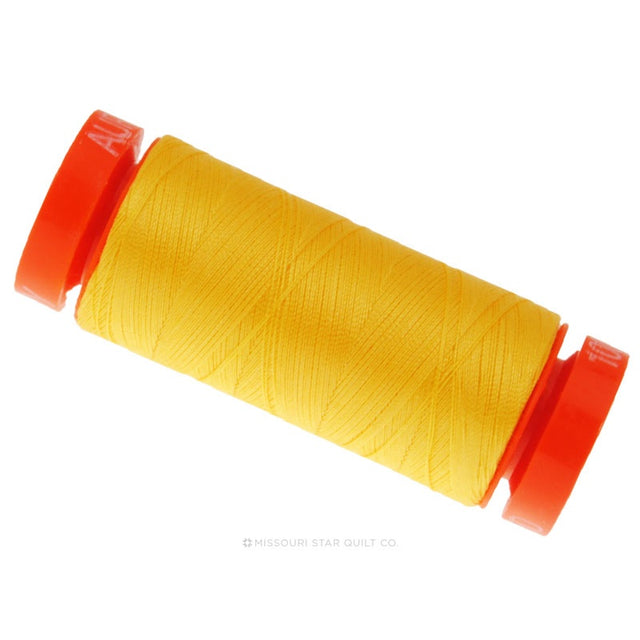 Aurifil 50 WT Cotton Mako Spool Thread Pale Yellow