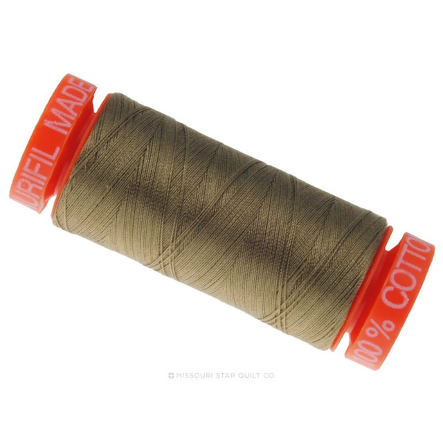 Aurifil 50 WT Cotton Mako Spool Thread Sandstone