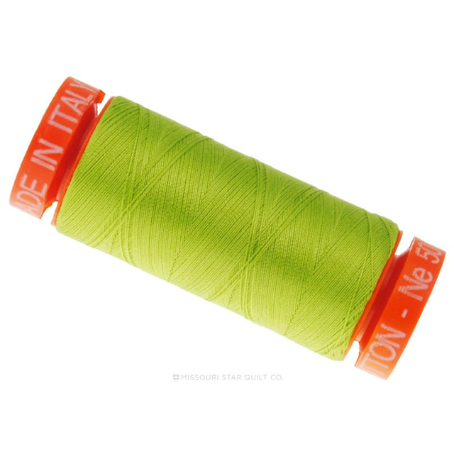 Aurifil 50 WT Cotton Mako Spool Thread Spring Green