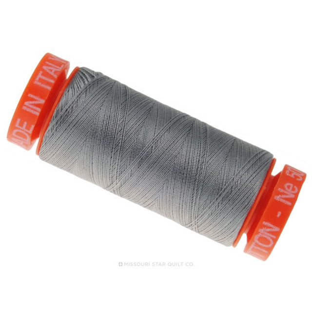 Aurifil 50 WT Cotton Mako Spool Thread Stainless Steel