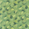 Autumn Bouquet - Leaves Green Metallic Yardage