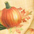Autumn Elegance - Pumpkins Bisque Metallic Yardage