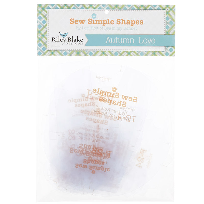 Autumn Love Sew Simple Shapes Template Primary Image