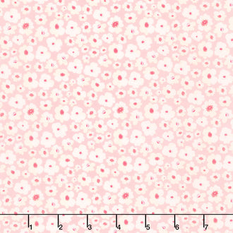 Ava Kate - Flowers Blush Yardage