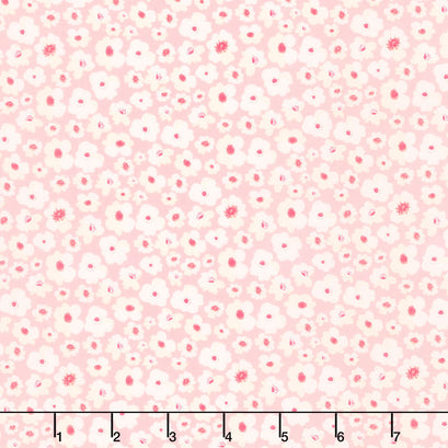 Ava Kate - Flowers Blush Yardage