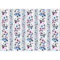 Awakenings - Floral Repeating Stripe Multi Yardage