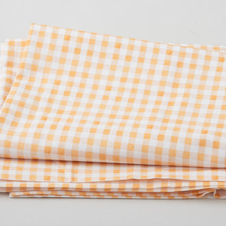 Picnic by the Lake - Summer Gingham Yellow 2 Yard Cut