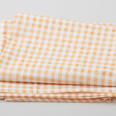 Picnic by the Lake - Summer Gingham Yellow 2 Yard Cut