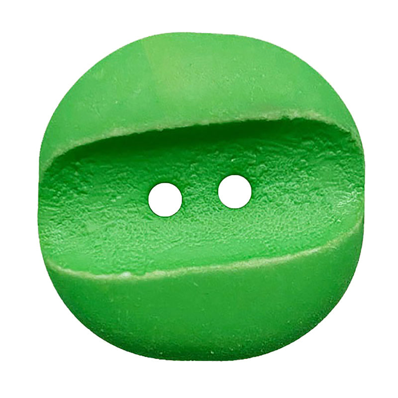 Square Polyamide 28mm Button - Green Primary Image