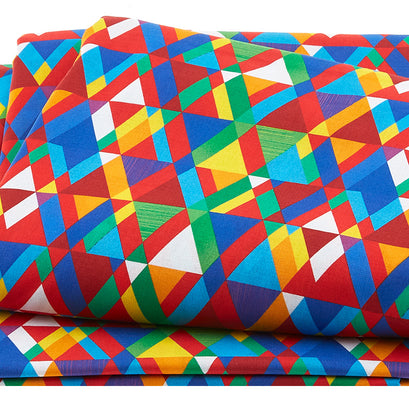 Modern Pyramids - Pyramids Primary 108" Wide 3 Yard Cut