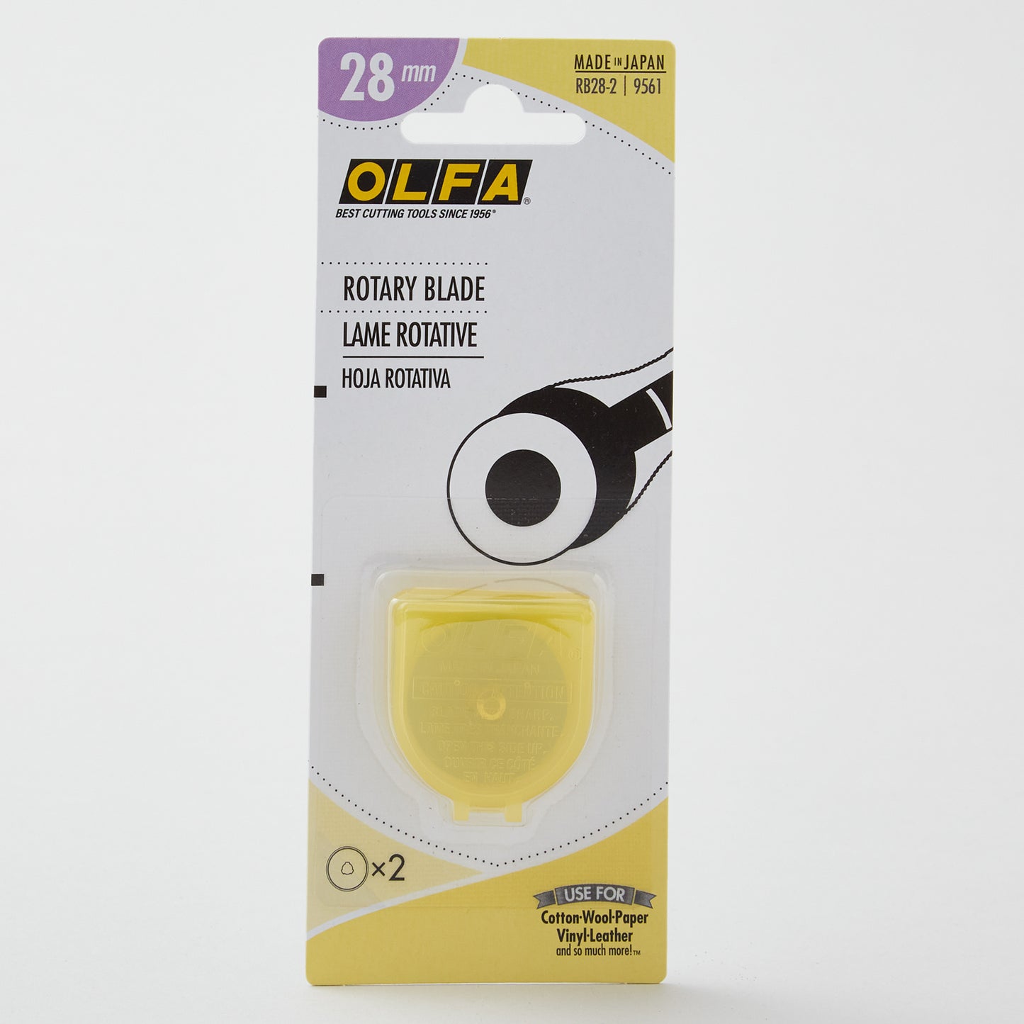 Olfa 28mm Replacement Rotary Blade - 2 Pack Alternative View #3