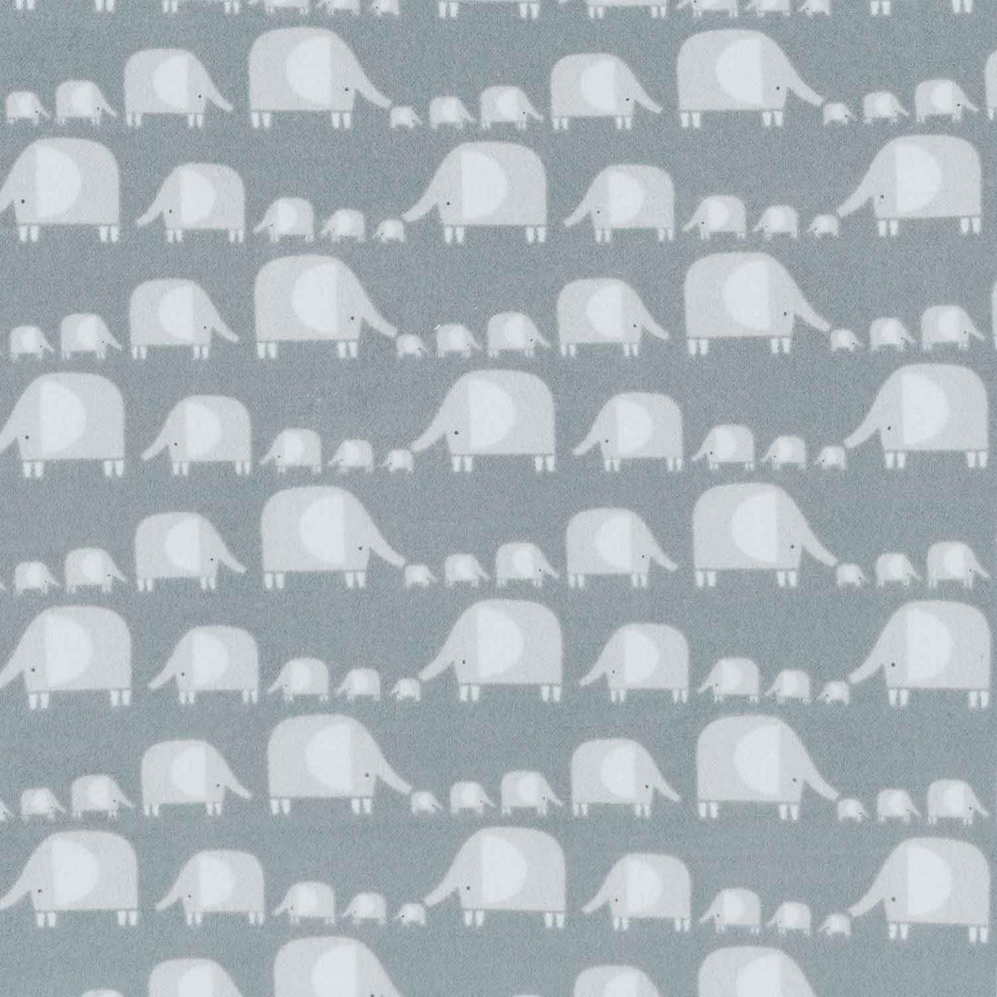 Wild One Flannel - Elephantastic Gunmetal Yardage Primary Image