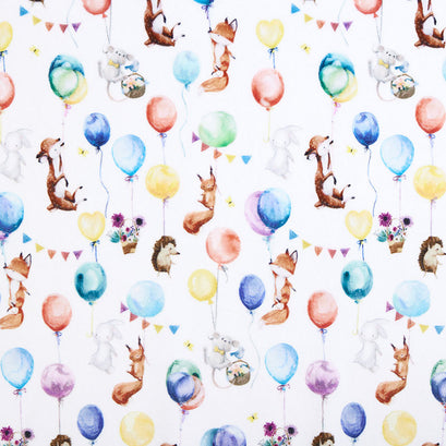Cuddle® Prints - Up in the Air Multi Digitally Printed Yardage