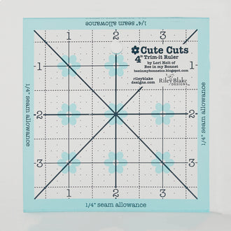 Lori Holt Cute Cuts™ Trim-It™ Ruler - 4" x 4"