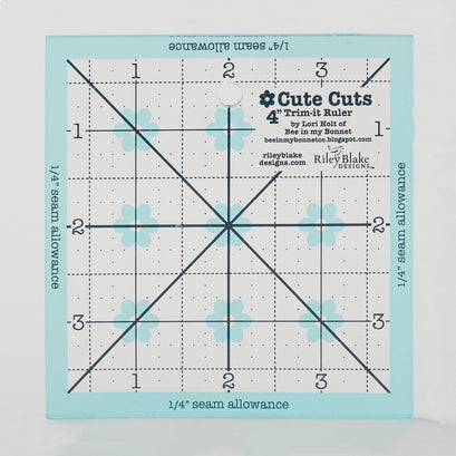 Lori Holt Cute Cuts™ Trim-It™ Ruler - 4" x 4"
