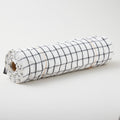Easy Living Toweling - Checks White Black Yardage Alternative View #1