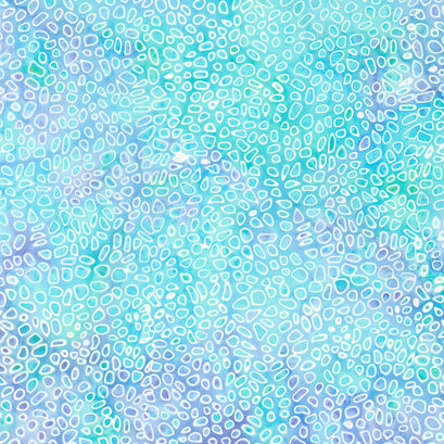 Morning Glory Batiks - Cheerios Teal Cool Water Yardage