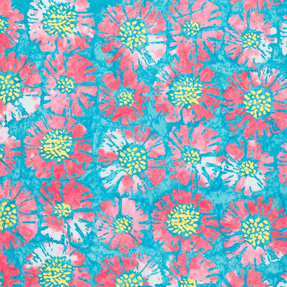 Meadow Fresh - Daisies Azalea Yardage