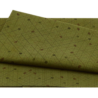 Time Well Spent - Arrow Plaid Green 2 Yard Cut