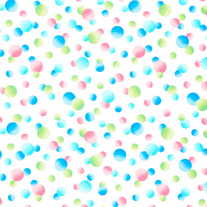 Picnic Pop! - Fizzy Bubbles Wow White Yardage