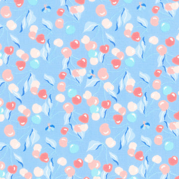 Summersault - Cherry Picking Cornflower Yardage Primary Image