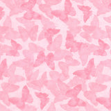 Daydream Garden - Tonal Butterflies Pink Yardage Primary Image