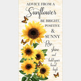 Advice from a Sunflower - Cream Panel Primary Image