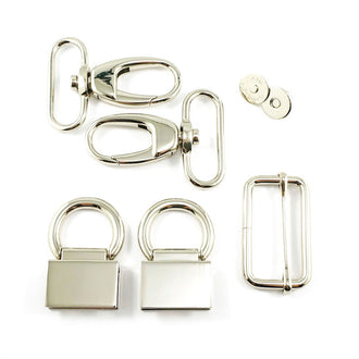The Double Flip Shoulder Bag Hardware Kit - Nickel