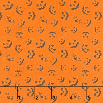 Storybook Halloween - Jack-o-Lantern Orange Yardage