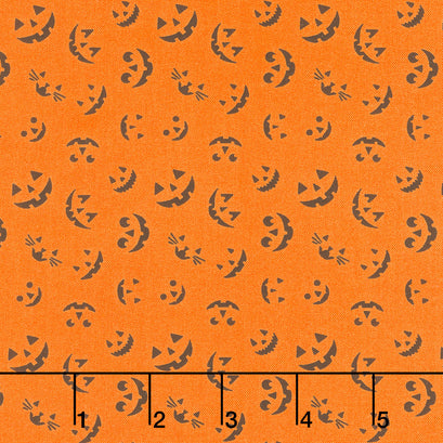 Storybook Halloween - Jack-o-Lantern Orange Yardage