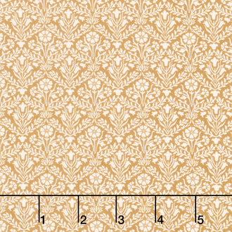 Buttermere - Small Bellflowers Yellow Yardage