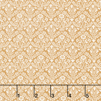 Buttermere - Small Bellflowers Yellow Yardage