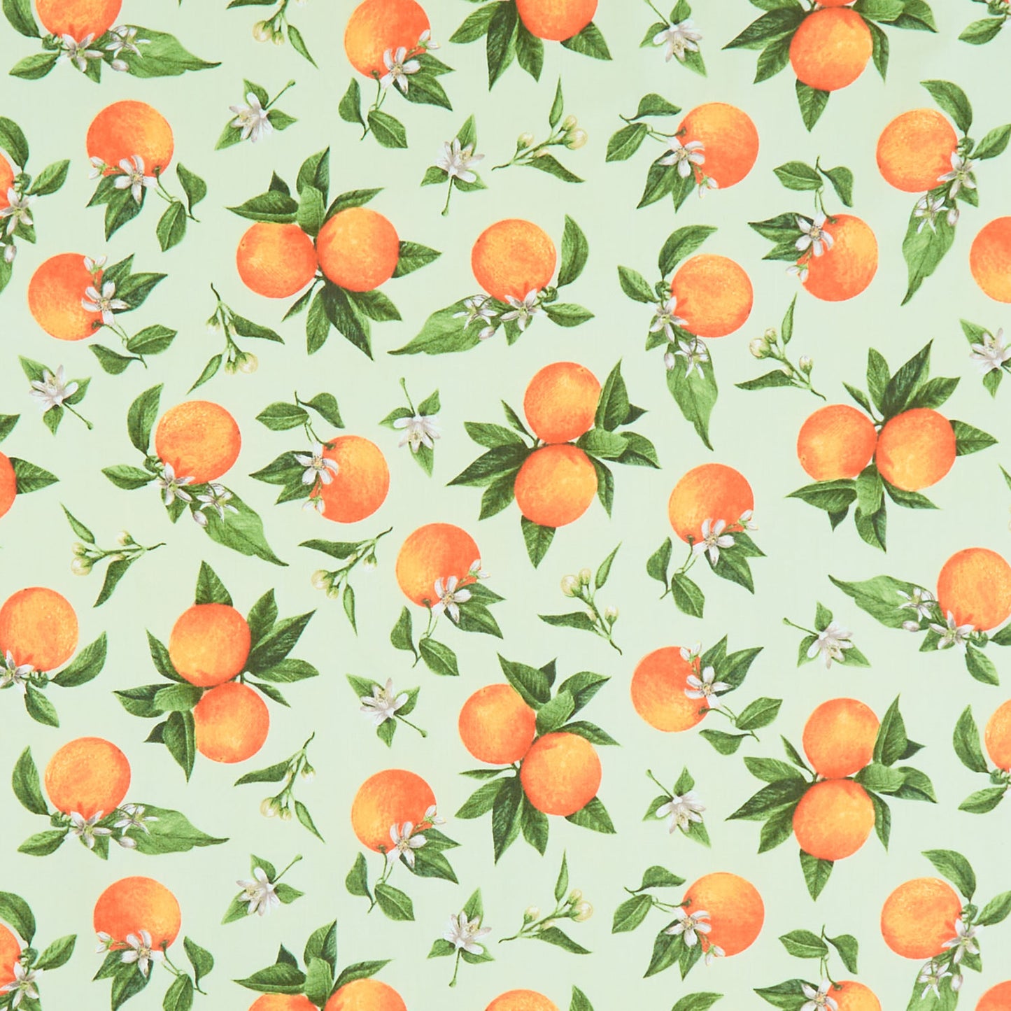 Monthly Placemat Coordinate - Oranges Mint Yardage Primary Image