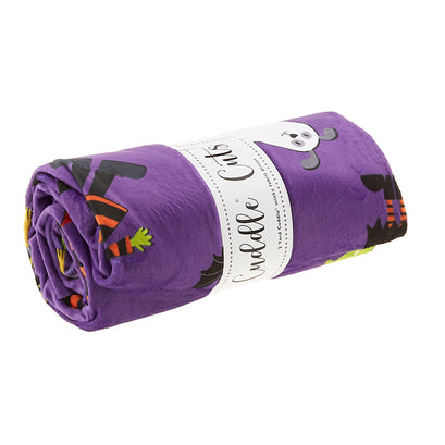 Cuddle® Digital Prints - Trick or Treat Purple 2 Yard Cut