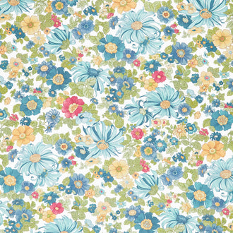 Chelsea Garden - Flower Show Porcelain Pond Yardage