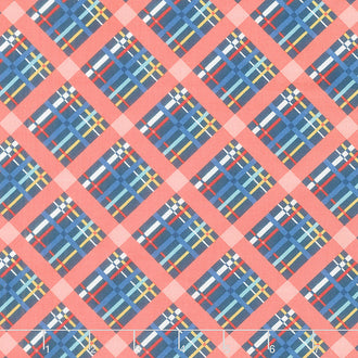 Forget-Me-Not - Bias Plaid Midnight Yardage