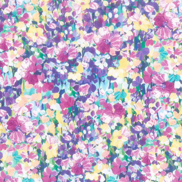 Painterly Petals - Meadow Packed Floral Primrose Yardage