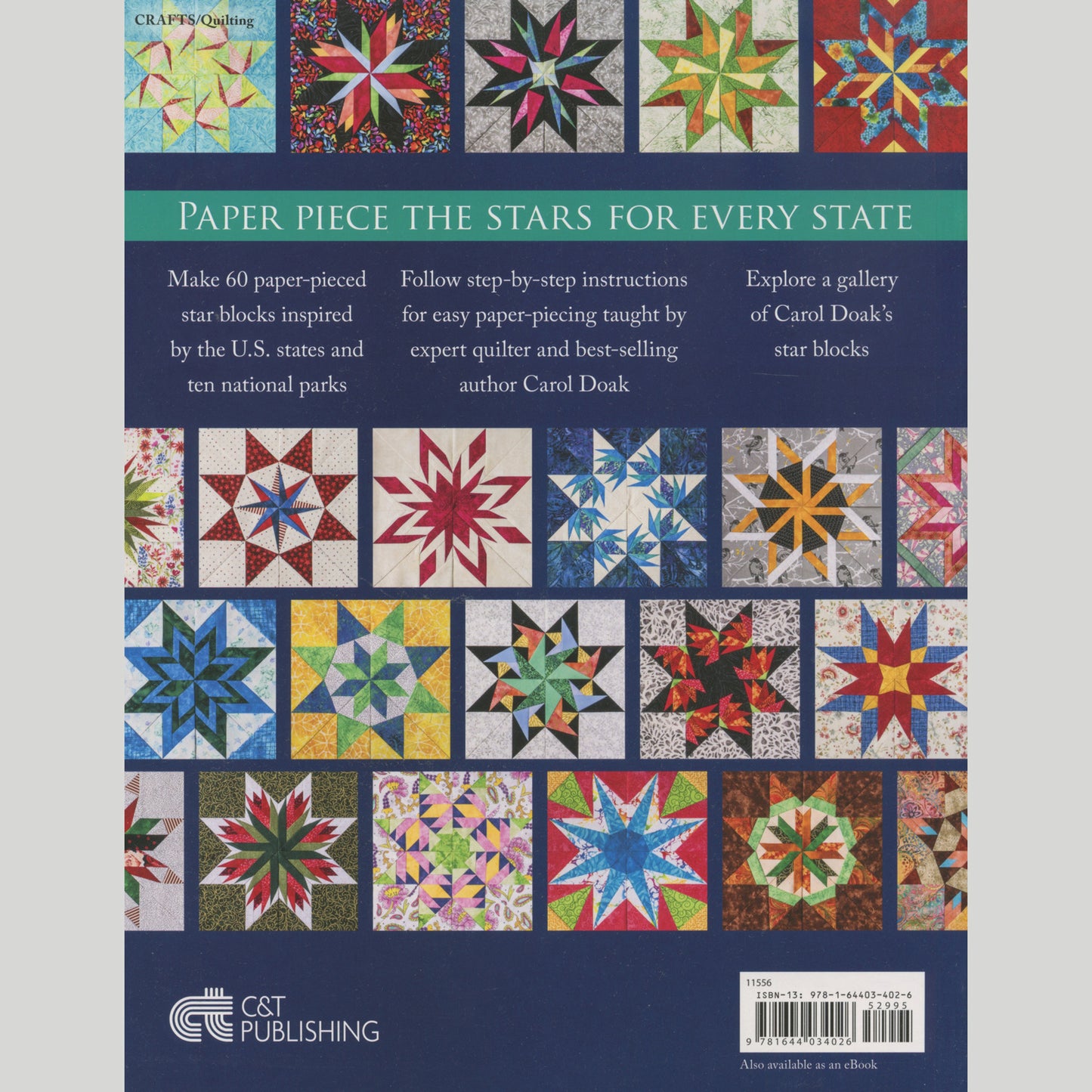 60 Fabulous Paper-Pieced Stars, 2nd Edition Book Alternative View #1
