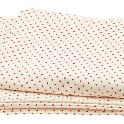 Swiss Dot Red 2 Yard Cut